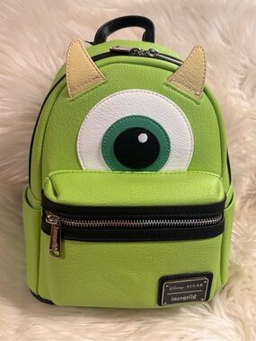 Loungefly Disney Parks Exclusive Monsters Inc. Mike Wazowski Mini Backpack - NWT